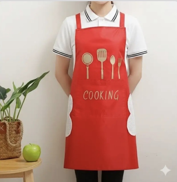 ওরিজিনাল চায়না COOKING APRON red (রেড কালার)